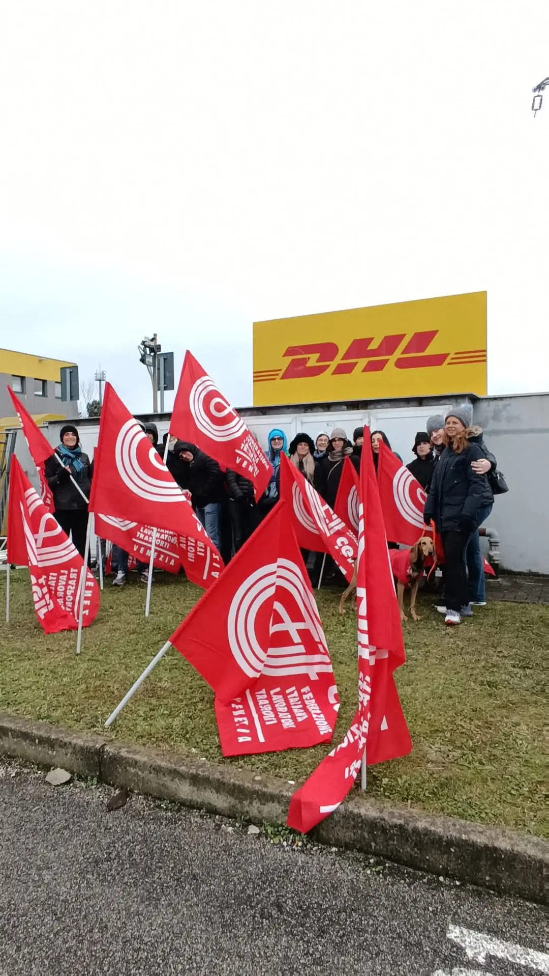 Altissima adesione a sciopero generale in Dhl Express